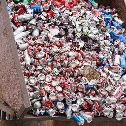 Aerosol cans for recycling