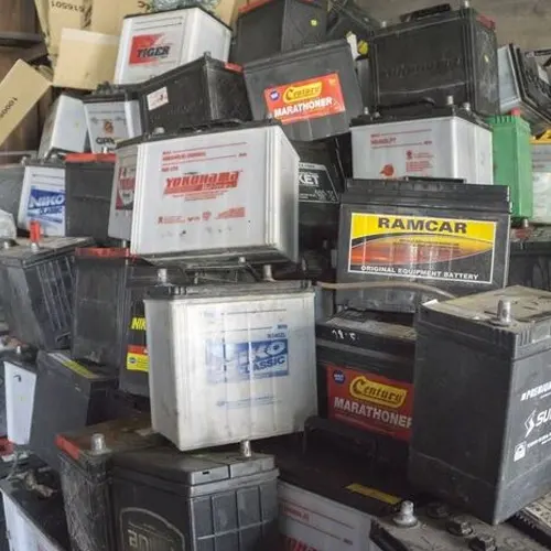Car batteries for recycling