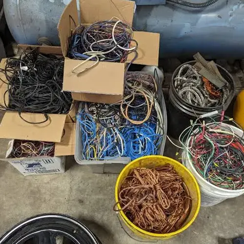 Copper scrap metal for recycling