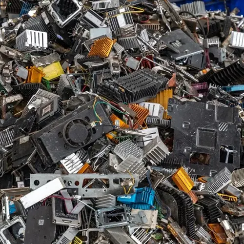Electronics scrap metal for recycling