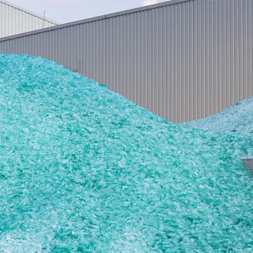 Glass scrap for recycling