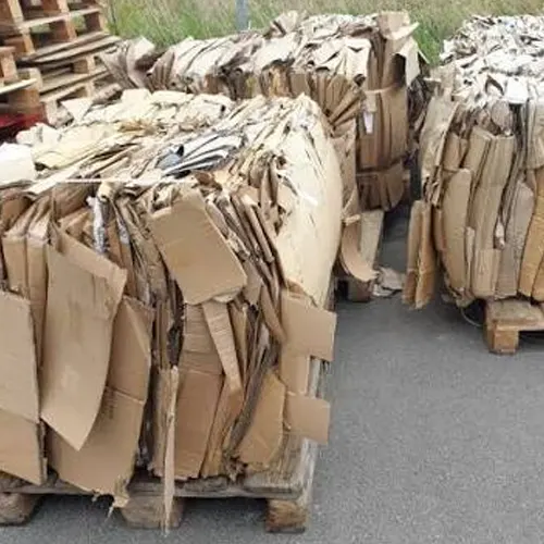 Paper and cardboard scrap for recycling
